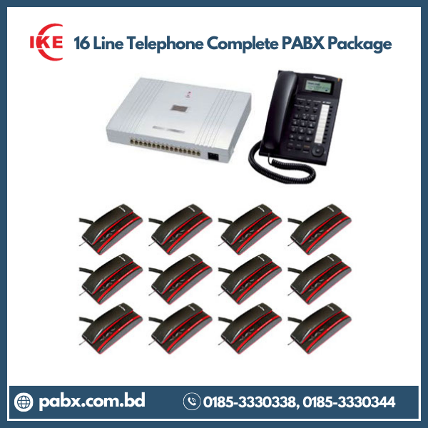 16 Line Telephone Complete PABX Package Price in Bangladesh