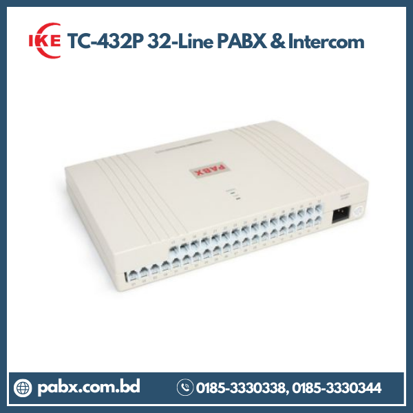IKE TC-432P 32-Line Extension Apartment Intercom PABX System